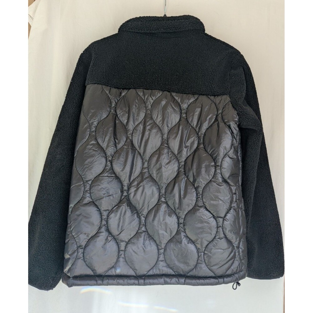 Koolaburra by UGG Jacket Women's M-L ? Reversible Sherpa Puffer Black - Picture 2 of 10